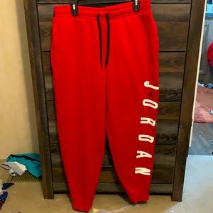 Air Jordan joggers size large